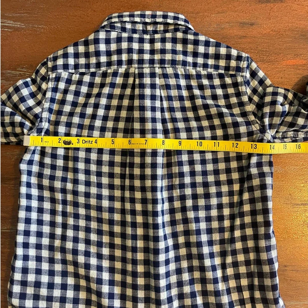 Ralph Lauren BOYS Button Down Plaid Shirt Size 5